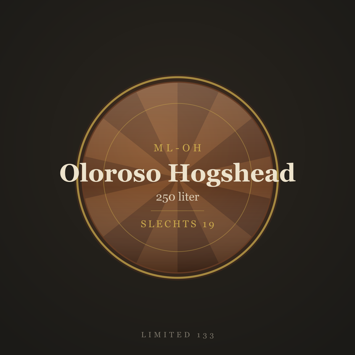 Oloroso hogshead, 250 liter — Limited 133