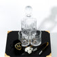 Meadow Lane - Deluxe whiskey set with 2 Glasses and decanter - 8 ice stones and ice bar - Design box